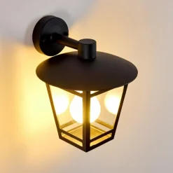 hofstein Applique murale d'extérieur Siera Noir, 1 lumière