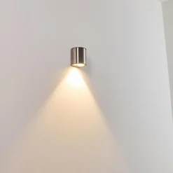 hofstein Applique murale d'extérieur Vano LED Acier inoxydable, 1 lumière