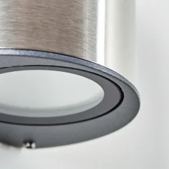 hofstein Applique murale d'extérieur Vano LED Acier inoxydable, 1 lumière