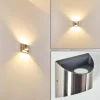 hofstein Applique murale d'extérieur Vano LED Nickel mat, 2 lumières