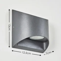 hofstein Applique murale d'extérieur Vikom LED Anthracite, 2 lumières