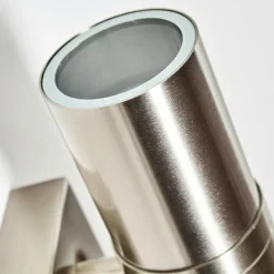hofstein Applique murale d'extérieur Satava LED Nickel mat, 2 lumières