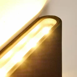 hofstein Applique murale d'extérieur Marsh LED Noir, 2 lumières