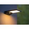 Luminaires Lucide Applique murale d'extérieur Lucide BASIC LED Noir, 1 lumière, Détecteur de mouvement
