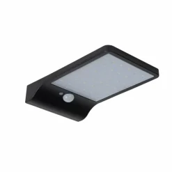 Luminaires Lucide Applique murale d'extérieur Lucide BASIC LED Noir, 1 lumière, Détecteur de mouvement