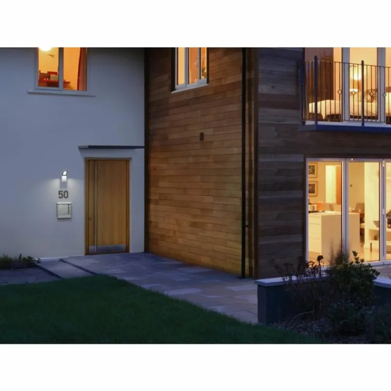 Luminaires Osram Applique murale d'extérieur Osram ENDURA LED Blanc, 1 lumière, Détecteur de mouvement