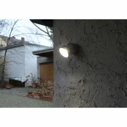 Luminaires Lutec Applique murale d'extérieur Lutec Trumpet LED Anthracite, 1 lumière