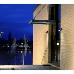 Luminaires Lutec Applique murale d'extérieur Lutec Trumpet LED Anthracite, 1 lumière