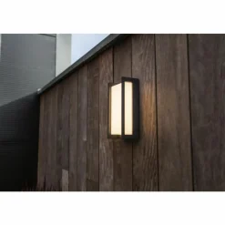 Luminaires Lutec Applique murale d'extérieur Lutec Qubo LED Anthracite, 1 lumière
