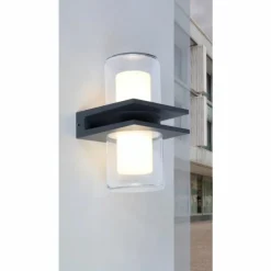 Luminaires Lutec Applique murale d'extérieur Lutec Mito LED Anthracite, 1 lumière