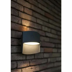 Luminaires Lutec Applique murale d'extérieur Lutec Lotus LED Anthracite, 1 lumière