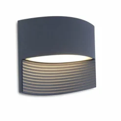 Luminaires Lutec Applique murale d'extérieur Lutec Lotus LED Anthracite, 1 lumière