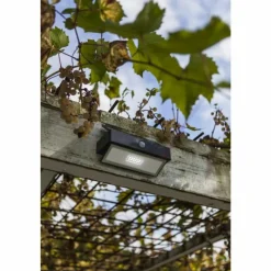 Luminaires Lutec Applique murale d'extérieur Lutec Arrow LED Anthracite, 1 lumière, Détecteur de mouvement