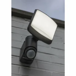 Luminaires Lutec Applique murale d'extérieur Lutec Sunshine LED Anthracite, 1 lumière, Détecteur de mouvement