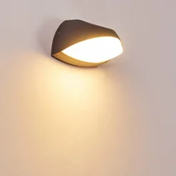 hofstein Applique murale d'extérieur Tanguro LED Noir, 1 lumière