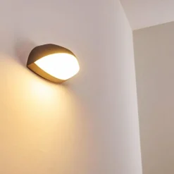 hofstein Applique murale d'extérieur Tanguro LED Noir, 1 lumière