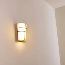 hofstein Applique murale d'extérieur Lamarche LED Anthracite, 2 lumières