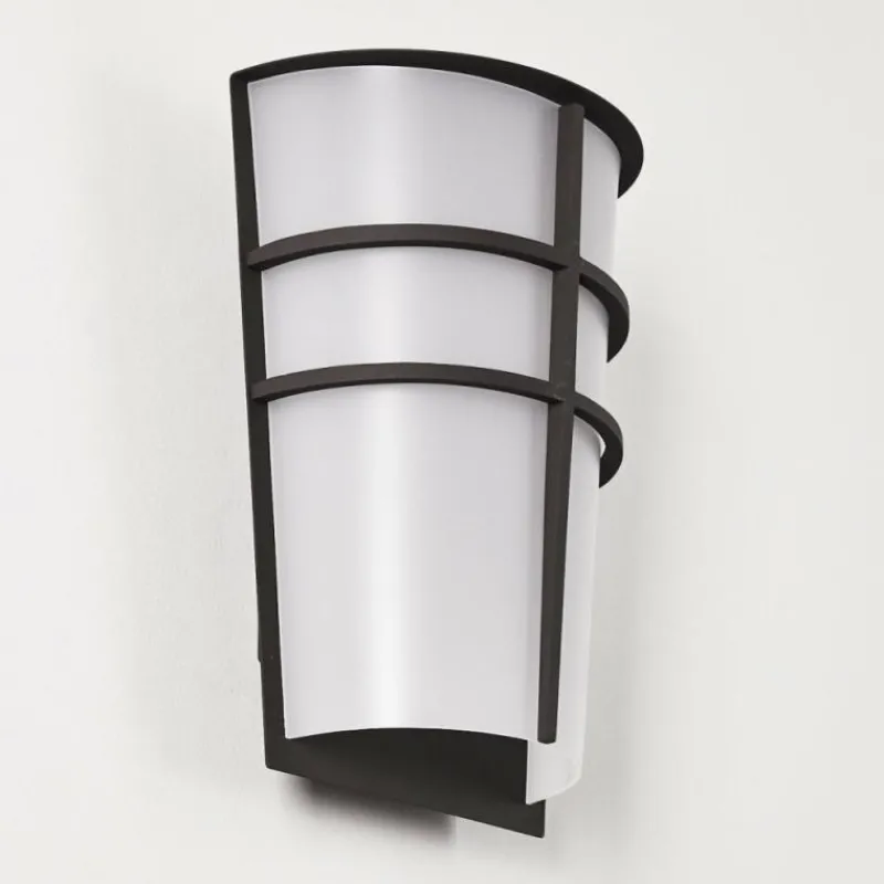 hofstein Applique murale d'extérieur Lamarche LED Anthracite, 2 lumières