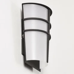 hofstein Applique murale d'extérieur Lamarche LED Anthracite, 2 lumières