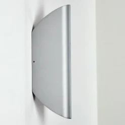 hofstein Applique murale d'extérieur Gatunga LED Argenté, 2 lumières