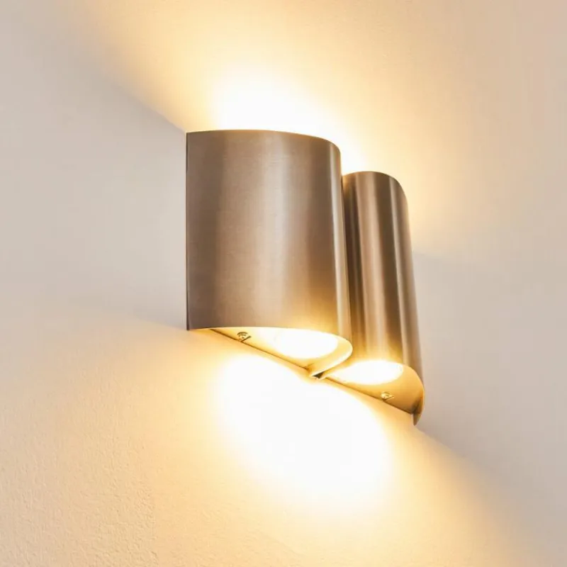 hofstein Applique murale d'extérieur Cornus LED Acier inoxydable, 4 lumières