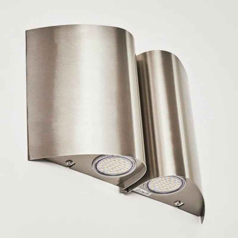 hofstein Applique murale d'extérieur Cornus LED Acier inoxydable, 4 lumières