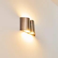 hofstein Applique murale d'extérieur Cornus LED Acier inoxydable, 4 lumières