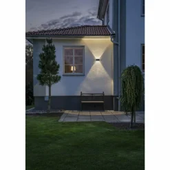 Luminaires Konstsmide Applique murale d'extérieur Konstsmide Chieri LED Noir, 6 lumières