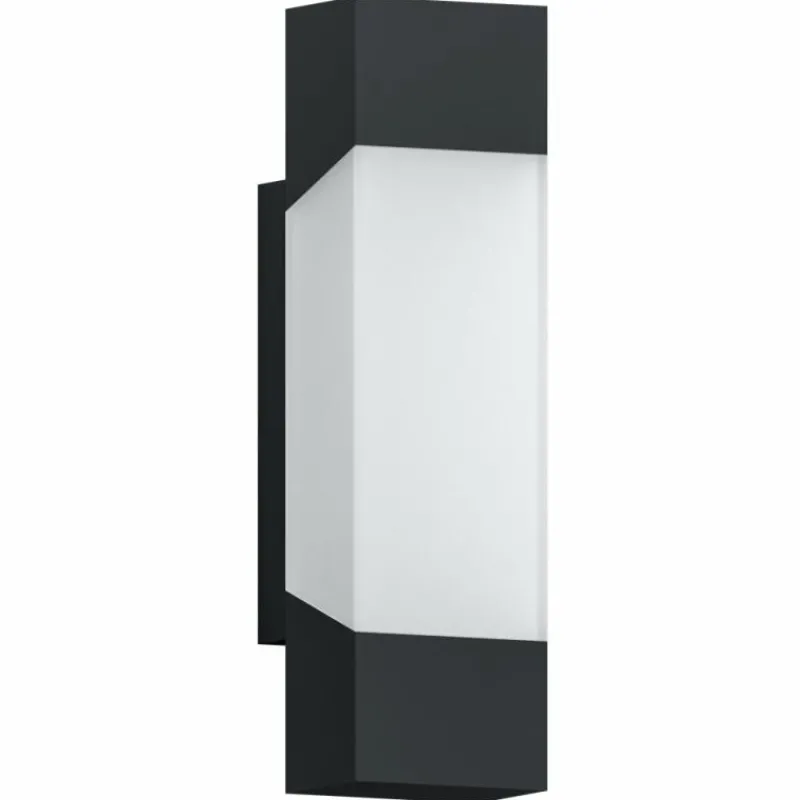 Luminaires Eglo Applique murale d'extérieur Eglo GORZANO LED Anthracite, 1 lumière