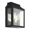 Luminaires Rustiques-Luminaires Eglo Applique murale d'extérieur Eglo SONCINO Noir, 2 lumières