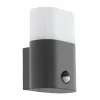 Luminaires Eglo Applique murale d'extérieur Eglo FAVRIA LED Anthracite, 1 lumière, Détecteur de mouvement