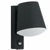 Luminaires Eglo Applique murale d'extérieur Eglo CALDIERO Anthracite, 1 lumière, Détecteur de mouvement