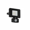 Luminaires Eglo Applique murale d'extérieur Eglo FAEDO LED Noir, 1 lumière, Détecteur de mouvement