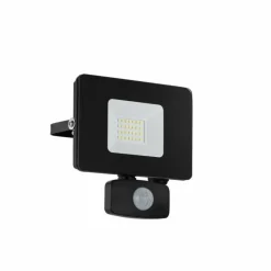 Luminaires Eglo Applique murale d'extérieur Eglo FAEDO LED Noir, 1 lumière, Détecteur de mouvement