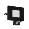 Luminaires Eglo Applique murale d'extérieur Eglo FAEDO LED Noir, 1 lumière, Détecteur de mouvement