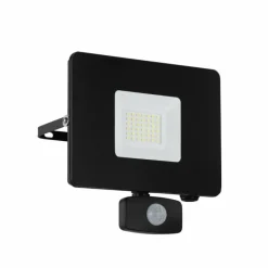 Luminaires Eglo Applique murale d'extérieur Eglo FAEDO LED Noir, 1 lumière, Détecteur de mouvement
