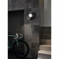 Luminaires Eglo Applique murale d'extérieur Eglo FAEDO LED Noir, 1 lumière, Détecteur de mouvement