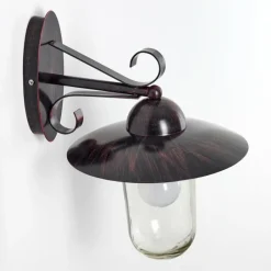 hofstein Applique murale d'extérieur Maidiswil Brun foncé, 1 lumière