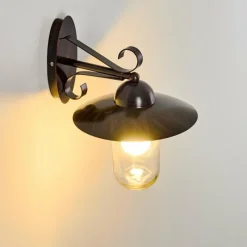 hofstein Applique murale d'extérieur Maidiswil Brun foncé, 1 lumière