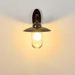 hofstein Applique murale d'extérieur Maidiswil Brun foncé, 1 lumière