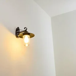 hofstein Applique murale d'extérieur Maidiswil Brun foncé, 1 lumière