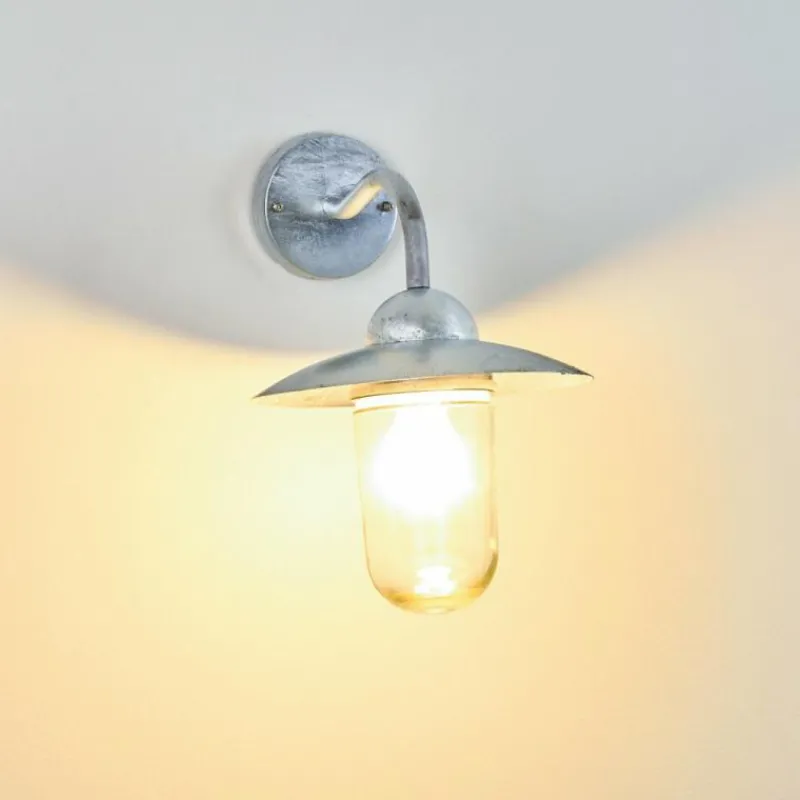 hofstein Applique murale d'extérieur Maidiswil Argenté, 1 lumière