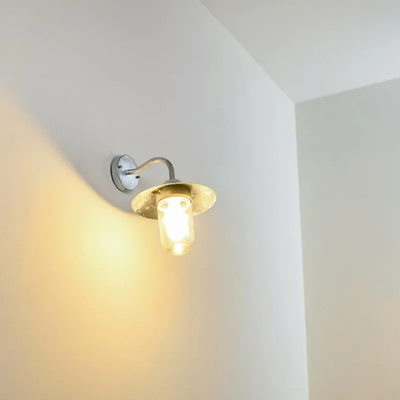 hofstein Applique murale d'extérieur Maidiswil Argenté, 1 lumière