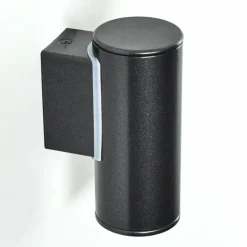 hofstein Applique murale d'extérieur Brachy LED Noir, 2 lumières