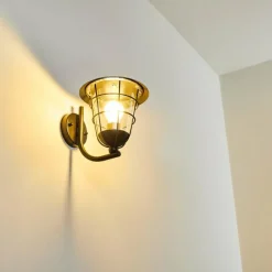 Luminaires Rustiques-hofstein Applique murale d'extérieur Sonvil Noir, 1 lumière