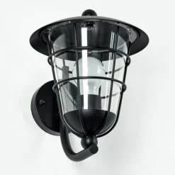 Luminaires Rustiques-hofstein Applique murale d'extérieur Sonvil Noir, 1 lumière