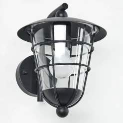 Luminaires Rustiques-hofstein Applique murale d'extérieur Sonvil Noir, 1 lumière