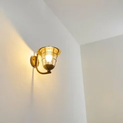 Luminaires Rustiques-hofstein Applique murale d'extérieur Sonvil Brun, 1 lumière