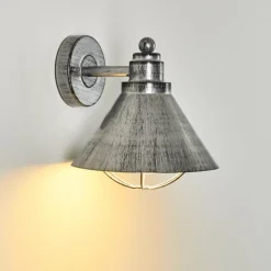 hofstein Applique murale d'extérieur Valonne Argenté, 1 lumière