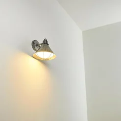 hofstein Applique murale d'extérieur Valonne Argenté, 1 lumière